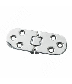 Петля под саморез для откидной створки, хром