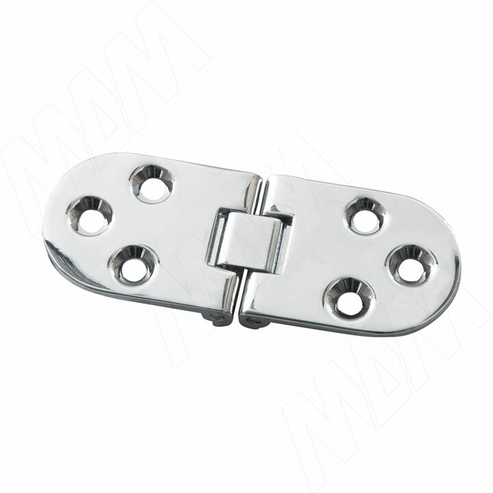 Петля под саморез для откидной створки, хром