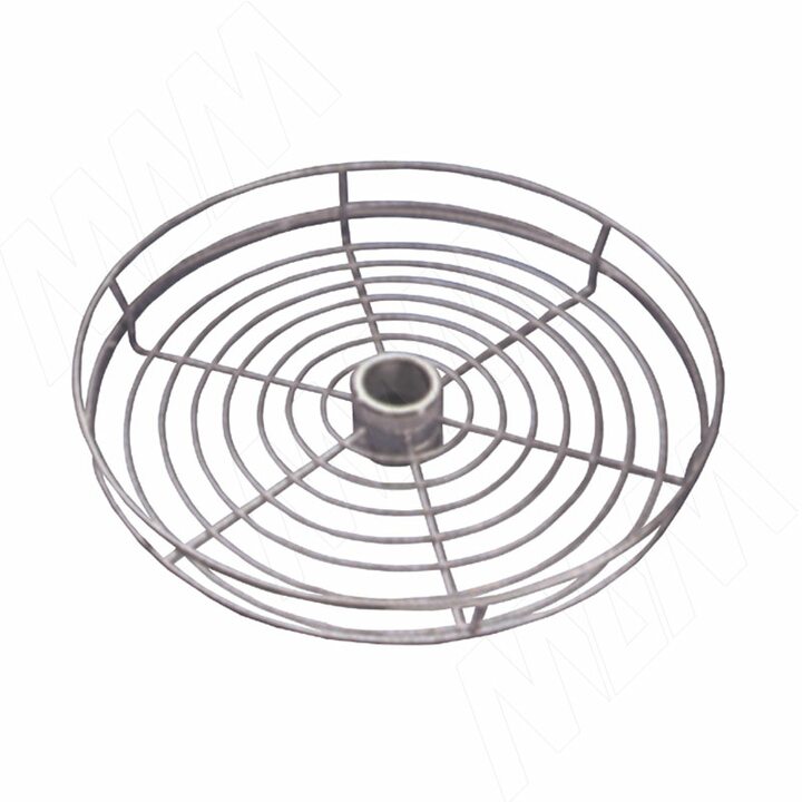 Полка круглая со сквозн. крепл. хром