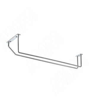 Бокалодержатель одинарный, крепл. на саморезы, хром