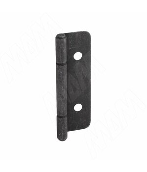 Декоративная накладка, имитация карточной петли железо черное