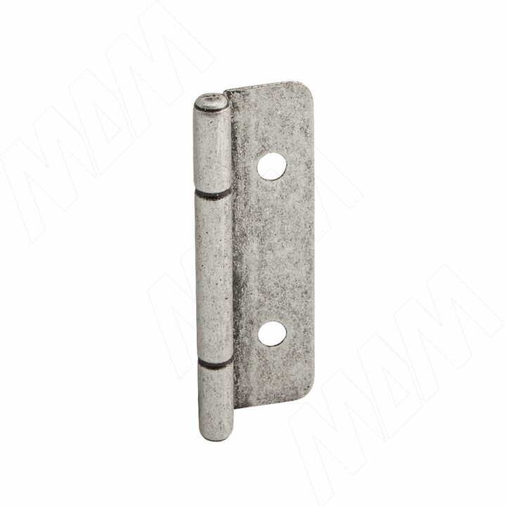 Декоративная накладка, имитация карточной петли серебро состаренное