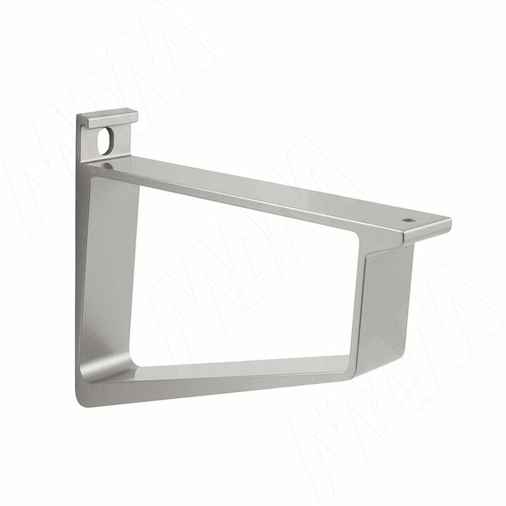 PIRO Менсолодержатель для деревянных полок, хром матовый