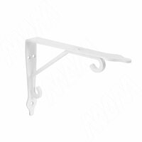 MARSEILLES Менсолодержатель для деревянных полок L-200 мм, белый муар