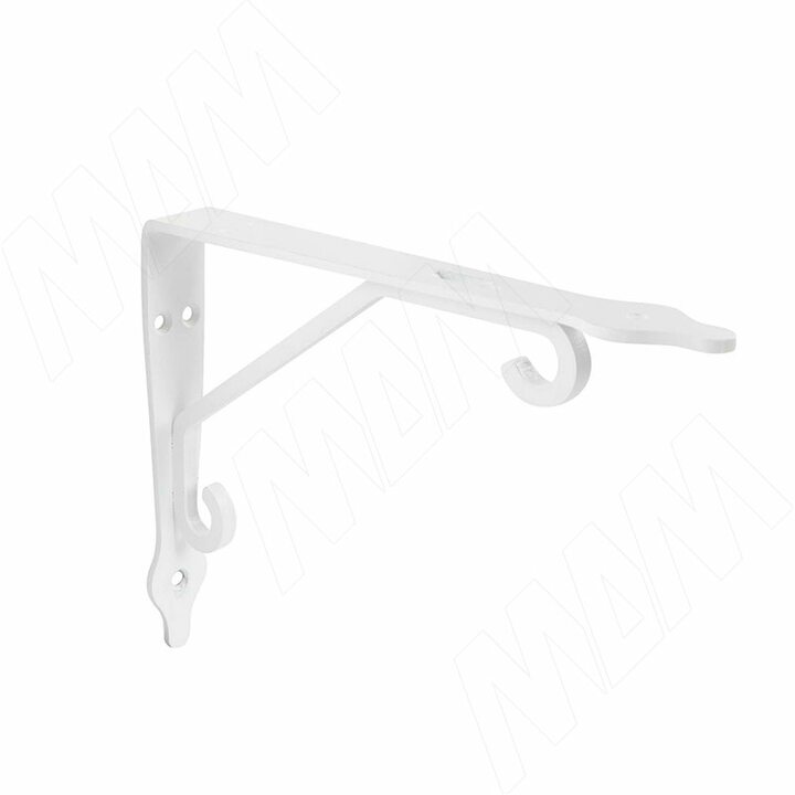 MARSEILLES Менсолодержатель для деревянных полок L-200 мм, белый муар