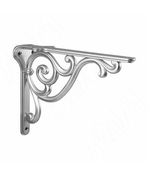 ROME Менсолодержатель для деревянных полок L-200 мм, серебро Ноттингем