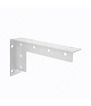 Менсолодержатель для деревянных полок L-200 мм, белый муар