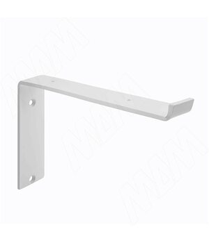 Менсолодержатель для деревянных полок L-250 мм, белый муар