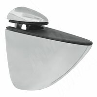 ПЕЛИКАН Менсолодержатель для деревянных и стеклянных полок 4 - 29 мм, хром