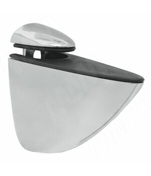 ПЕЛИКАН Менсолодержатель для деревянных и стеклянных полок 4 - 29 мм, хром