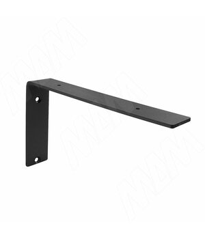 LOFT Менсолодержатель для деревянных полок L-250 мм, черный матовый
