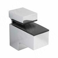 КВАДРО МИНИ Менсолодержатель 24х51 мм для деревянных и стеклянных полок 4 - 20 мм, хром