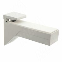 KALABRONE Менсолодержатель для деревянных и стеклянных полок 8 - 30 мм, белый (2 шт.)