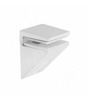 KALABRONE MINI Менсолодержатель для стеклянных полок 5 - 10 мм, белый матовый