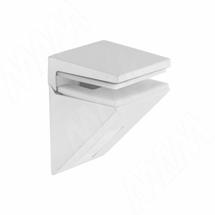 KALABRONE MINI Менсолодержатель для стеклянных полок 5 - 10 мм, белый матовый