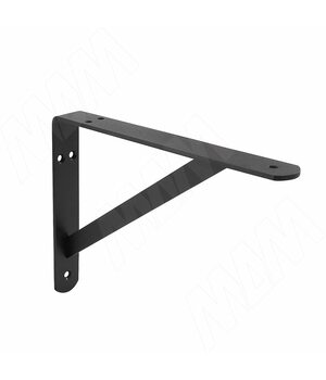 MADRID Менсолодержатель для деревянных полок L-200 мм, черный матовый