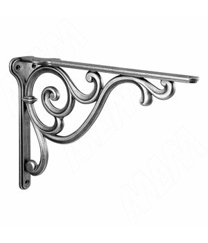 ROME Менсолодержатель для деревянных полок L-250 мм, серебро состаренное