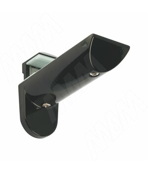 KAIMAN Менсолодержатель для деревянных и стеклянных полок 7 - 41 мм, черный (2 шт.)