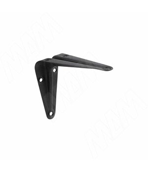 SIMPLE Менсолодержатель для деревянных полок 75х100мм, черный