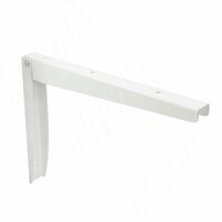 Кронштейн складной 200х280 мм для деревянных полок, белый