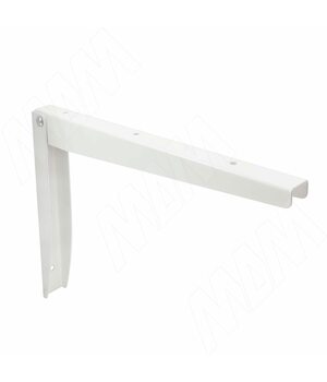 Кронштейн складной 200х280 мм для деревянных полок, белый