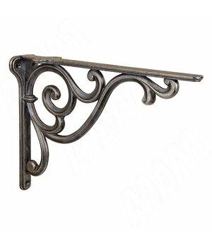 ROME Менсолодержатель для деревянных полок L-250 мм, бронза состаренная