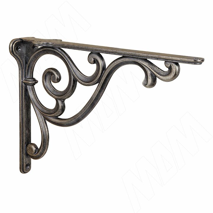 ROME Менсолодержатель для деревянных полок L-250 мм, бронза состаренная