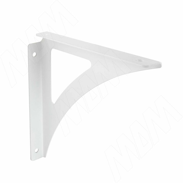 MACAU Менсолодержатель для деревянных полок L-200 мм, белый муар