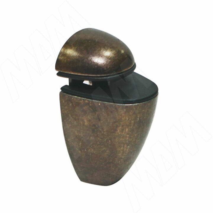 ПЕЛИКАН Менсолодержатель для деревянных и стеклянных полок 4 - 20 мм, бронза патинированная