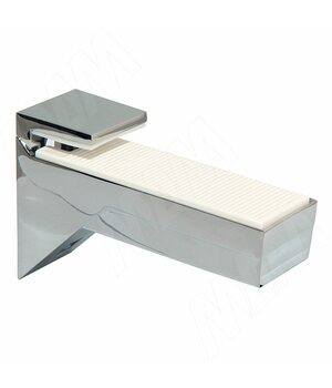 KALABRONE Менсолодержатель для деревянных и стеклянных полок 8 - 30 мм, хром (2 шт.)