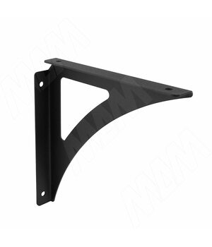 MACAU Менсолодержатель для деревянных полок L-200 мм, черный матовый