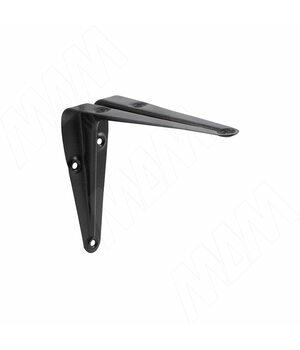 SIMPLE Менсолодержатель для деревянных полок 100х125мм, черный