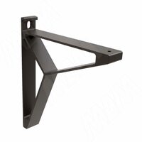 AIRONE Менсолодержатель для деревянных полок L-200 мм, графит (1шт)