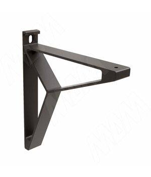 AIRONE Менсолодержатель для деревянных полок L-200 мм, графит (1шт)