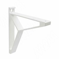 AIRONE Менсолодержатель для деревянных полок L-200 мм, белый матовый (1шт)