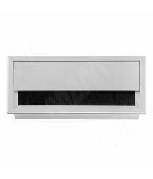 Заглушка кабель-канала, алюминиевая, 160х80 мм