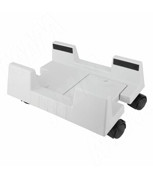 Подставка для системного блока с колесными опорами, серый