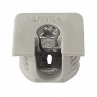 Эксцентрик усиленный в квадратном пластиковом корпусе 16 мм, серый