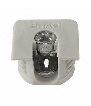 Эксцентрик усиленный в квадратном пластиковом корпусе 16 мм, серый