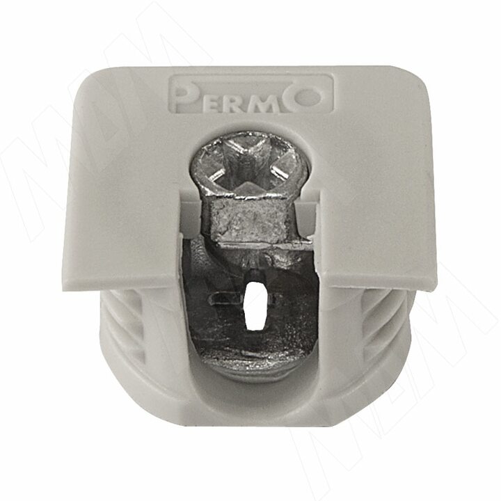 Эксцентрик усиленный в квадратном пластиковом корпусе 16 мм, серый