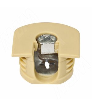 Эксцентрик усиленный в пластиковом корпусе 16 мм, бежевый