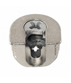 Эксцентрик усиленный в металлическом корпусе 16 мм с бортиком, никель