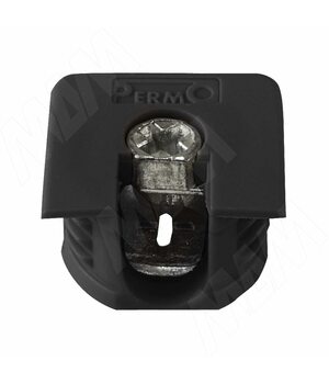 Эксцентрик усиленный в квадратном пластиковом корпусе 16 мм, черный