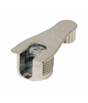 Эксцентрик усиленный в металлическом корпусе с дополнительной футоркой 16 мм, никель