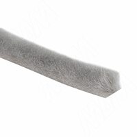 INTEGRO Щеточный уплотнитель, серый, 6 мм