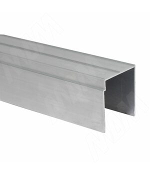 INTEGRO Направляющая одинарная верхняя серебро, L-6000