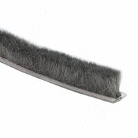 INTEGRO Щеточный уплотнитель, серый, 12 мм