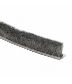 INTEGRO Щеточный уплотнитель, серый, 12 мм