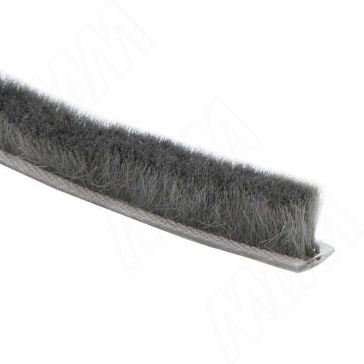 INTEGRO Щеточный уплотнитель, серый, 12 мм