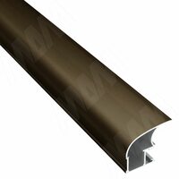 INTEGRO Широкая профиль-ручка асим. бронза, L-5400